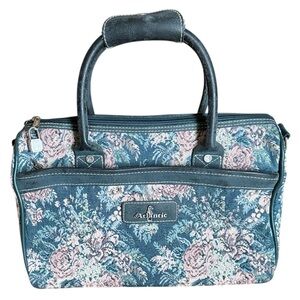 ATLANTIC VINTAGE LUGGAGE 24” TAPESTRY CARRY ON WEEKEND FLORAL TRAVEL BAG